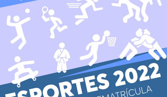 Esportes 2022: inscrições para modalidade abrem em 7 de fevereiro