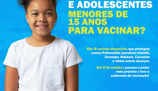 Prorrogada Campanha de Vacinação contra a Poliomielite e Multivacinação