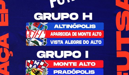Taça EPTV de Futsal: definidos grupos de MAC e Aparecida FC