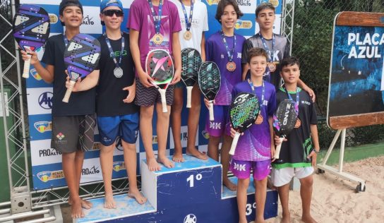Beach Tennis: jovem dupla conquista vice-campeonato em etapa Estadual