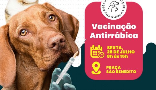 Campanha de Vacinação Antirrábica 2023 começa em 28 de julho