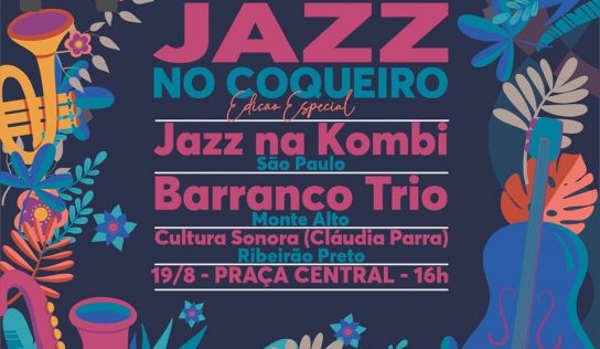 Praça Central recebe “Jazz no Coqueiro” no dia 19 de agosto