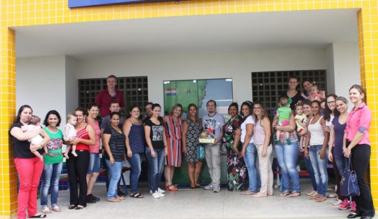 EMEB Laís Amanda recebe visita de representante da “Turma da Mônica”
