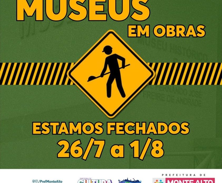 Museus fecham por uma semana
