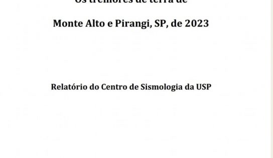 Tremores de terra em Monte Alto: USP divulga laudo técnico