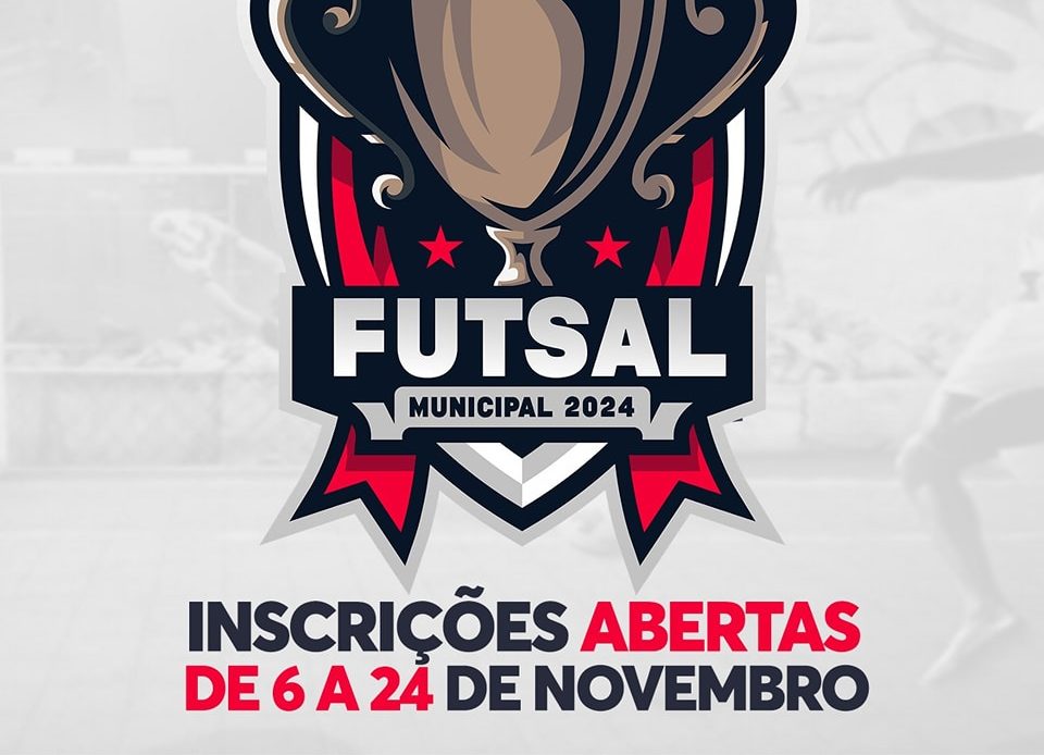 Inscrições abertas para o Municipal de Futsal 2024