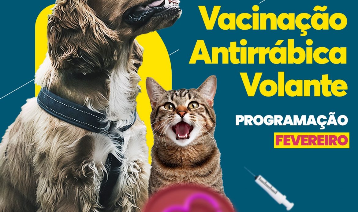 Campanha de Vacinação Antirrábica 2024 começa nesta terça-feira, 6