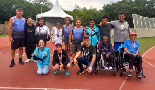 Atletismo paralímpico montealtense fica em 9º no PARESP